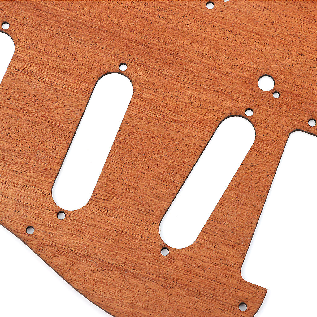 8 Hole Wood Guitar Strat Pickguard SSS Scratch Plate for Stratocaster Style Guitar