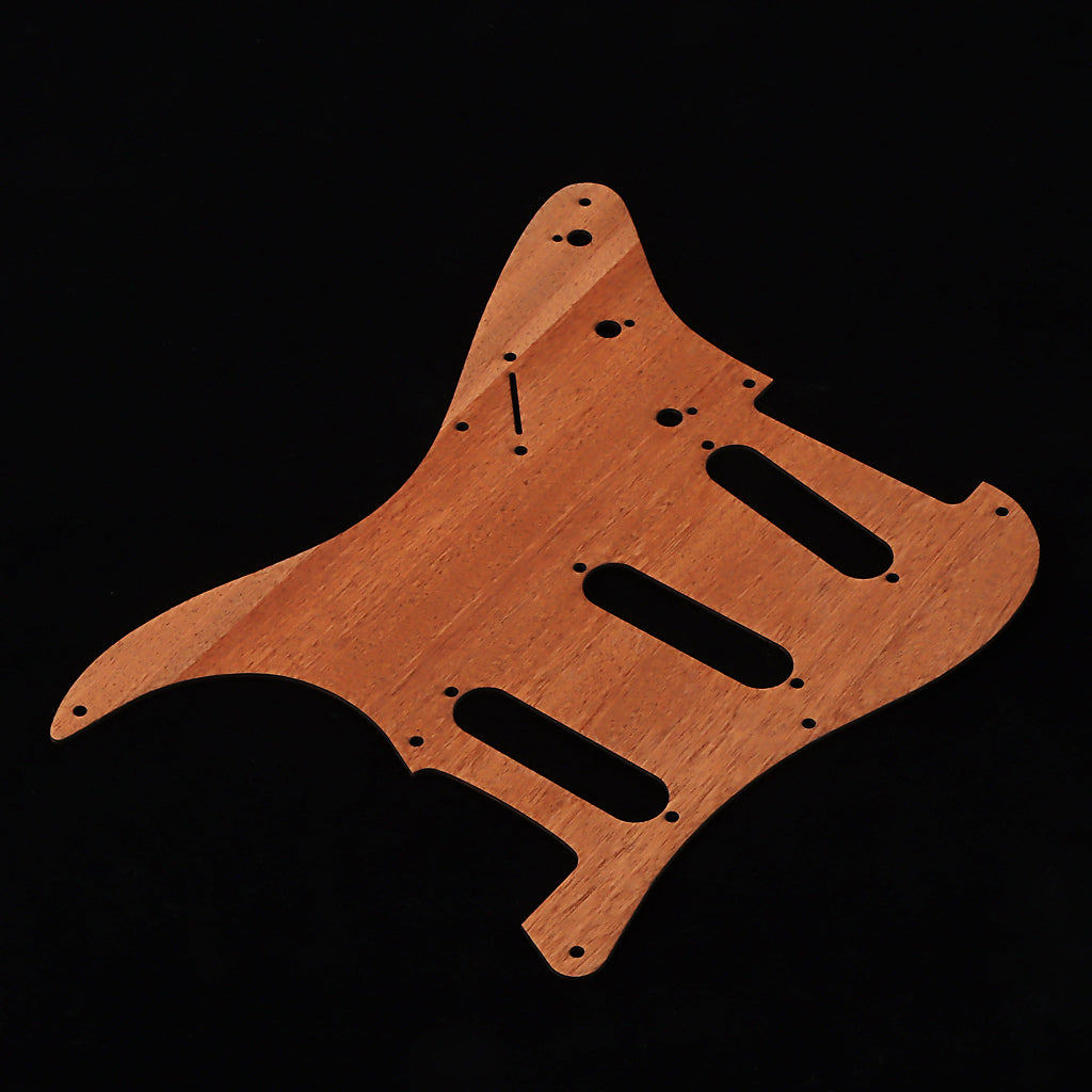 8 Hole Wood Guitar Strat Pickguard SSS Scratch Plate for Stratocaster Style Guitar