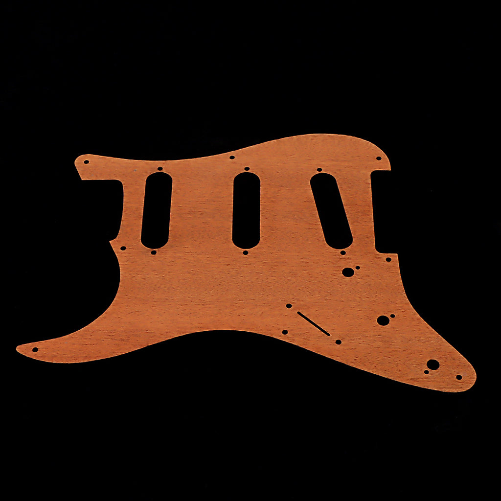 8 Hole Wood Guitar Strat Pickguard SSS Scratch Plate for Stratocaster Style Guitar