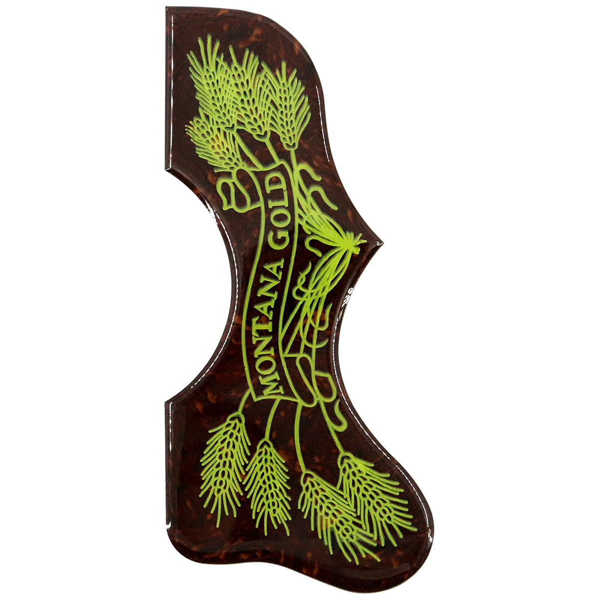 2.5mm Thickness Acoustic Guitar Pickguard Abalone Inlay Flower Pickguard for J200 Folk Acoustic Guitar