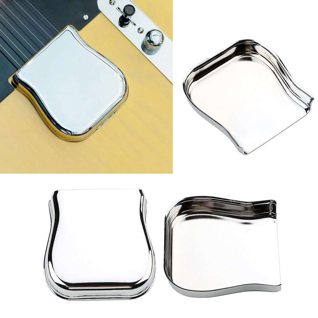 Sliver Metal Guitar Bridge Tailpiece Cover Protective Muscial Cover Tool for TL Electric Guitar