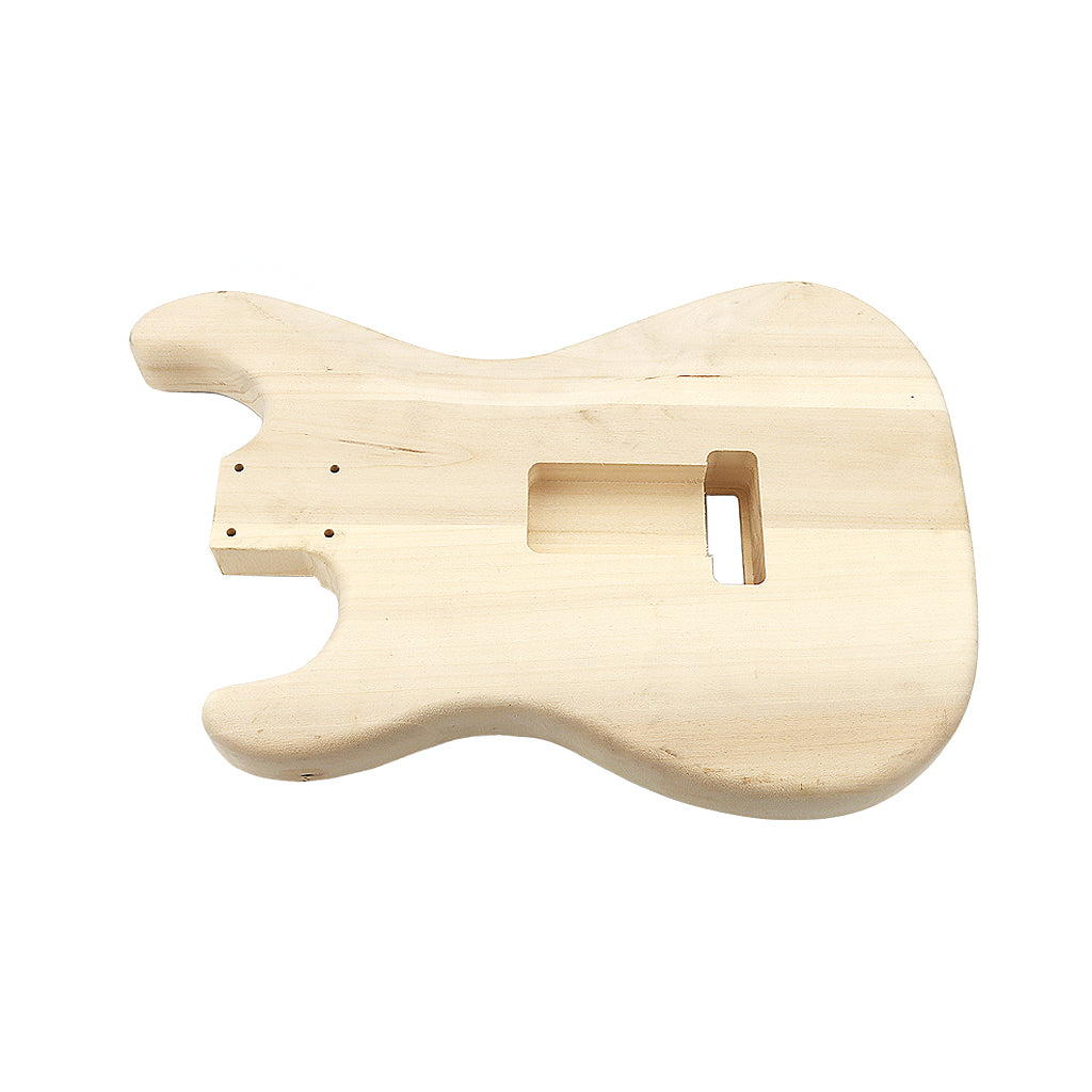 Electric Guitar Body Replacement Unfinished In One Piece Maple Guitar Body for Fender Guitar DIY Accessories