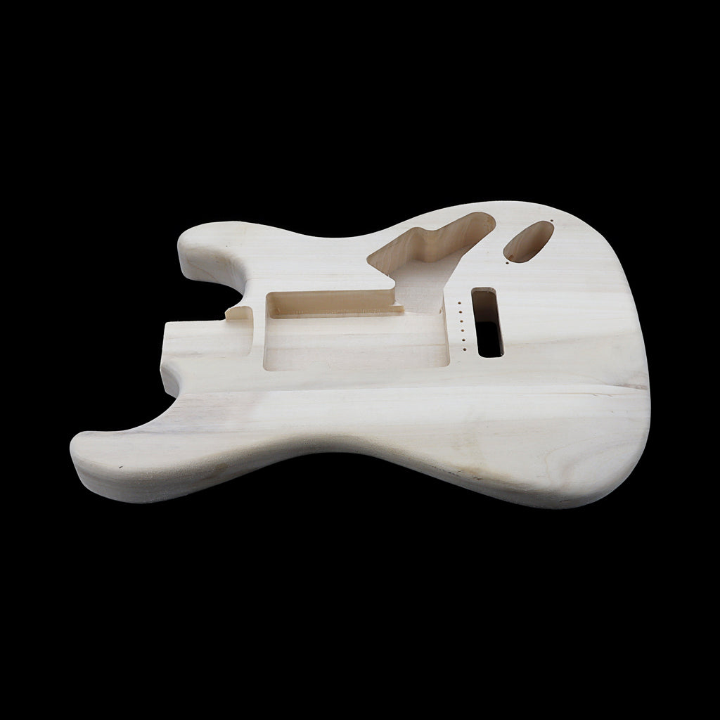 Electric Guitar Body Replacement Unfinished In One Piece Maple Guitar Body for Fender Guitar DIY Accessories