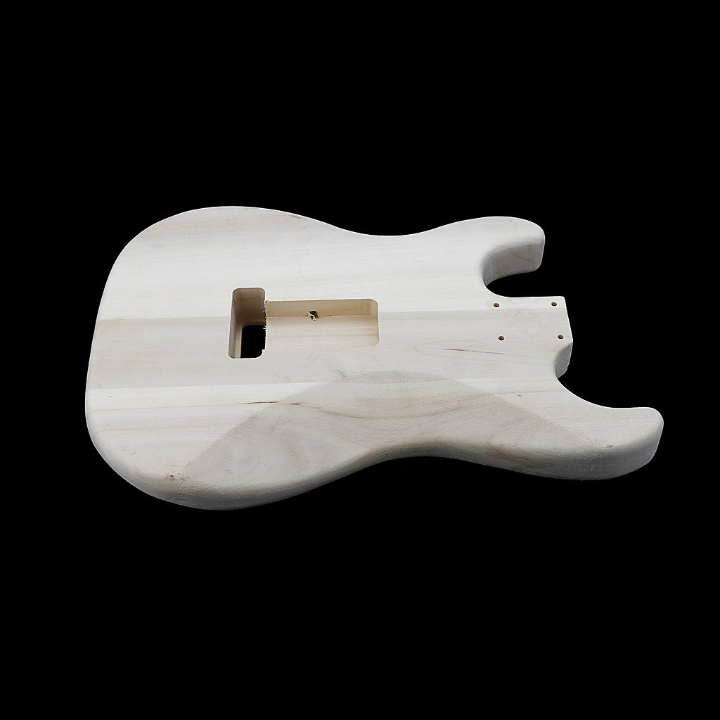 Electric Guitar Body Replacement Unfinished In One Piece Maple Guitar Body for Fender Guitar DIY Accessories