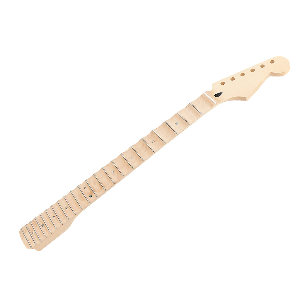 22 Frets Abalone Dots Inlay Scalloped Fingerboard Electric Guitar Neck Maple Material Musical Instrument Accessories