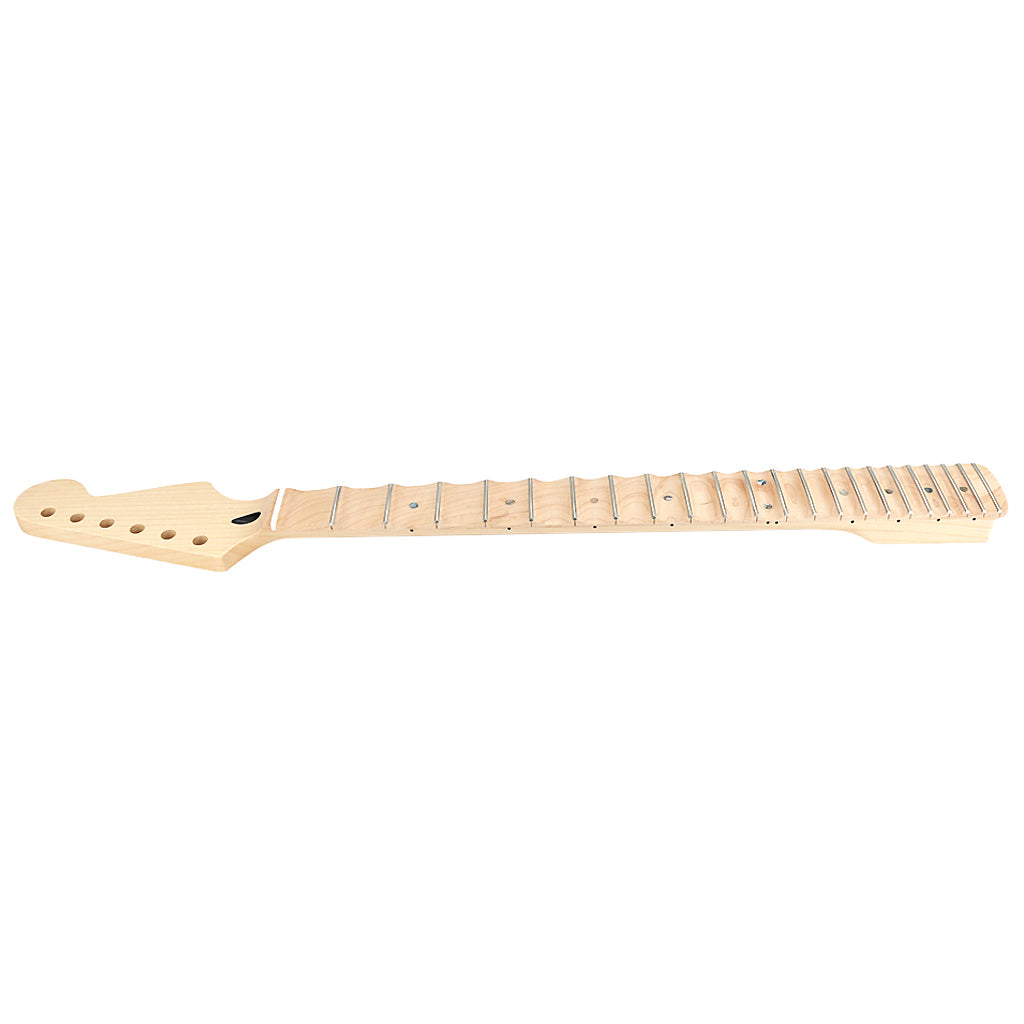 22 Frets Abalone Dots Inlay Scalloped Fingerboard Electric Guitar Neck Maple Material Musical Instrument Accessories