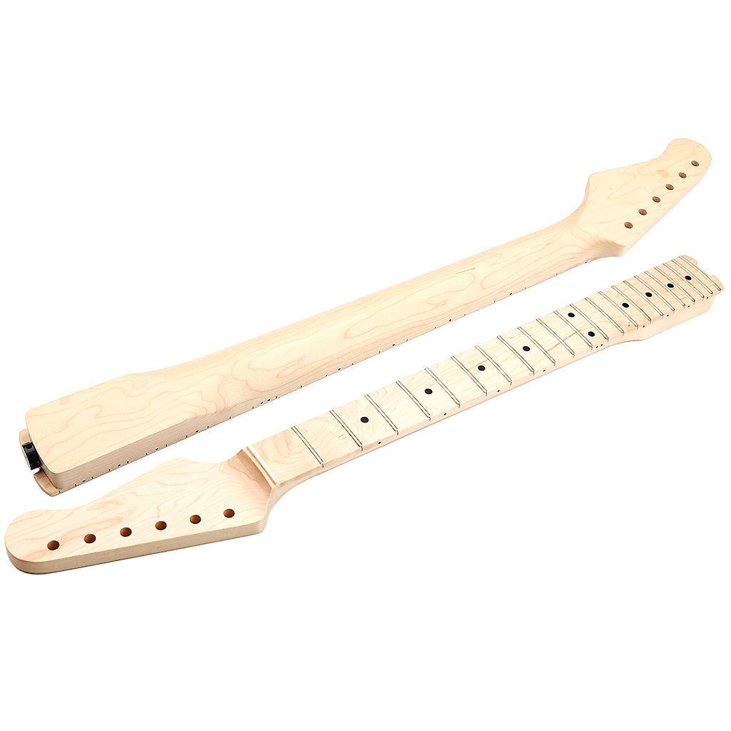 22 Fret Guitar Neck Maple Fingerboard for ST Style Electric Guitar Replacement Parts