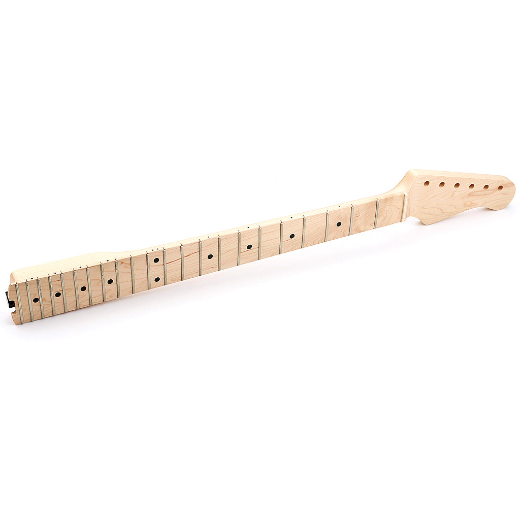 22 Fret Guitar Neck Maple Fingerboard for ST Style Electric Guitar Replacement Parts