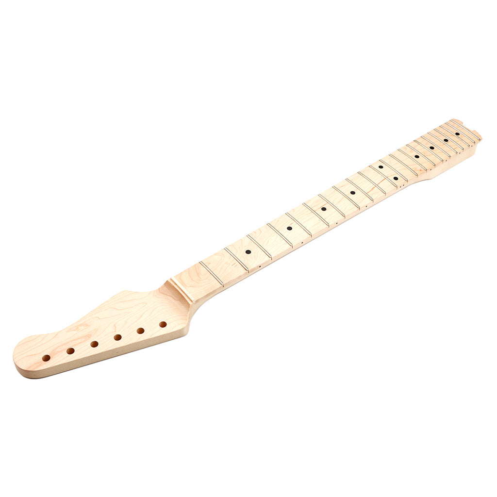 22 Fret Guitar Neck Maple Fingerboard for ST Style Electric Guitar Replacement Parts