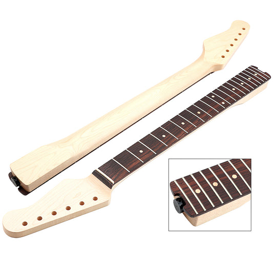 22 Fret Guitar Neck Maple Rosewood Fingerboard for ST Style Electric Guitar Replacement Parts