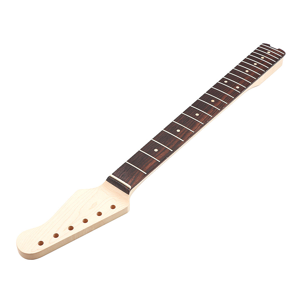 22 Fret Guitar Neck Maple Rosewood Fingerboard for ST Style Electric Guitar Replacement Parts