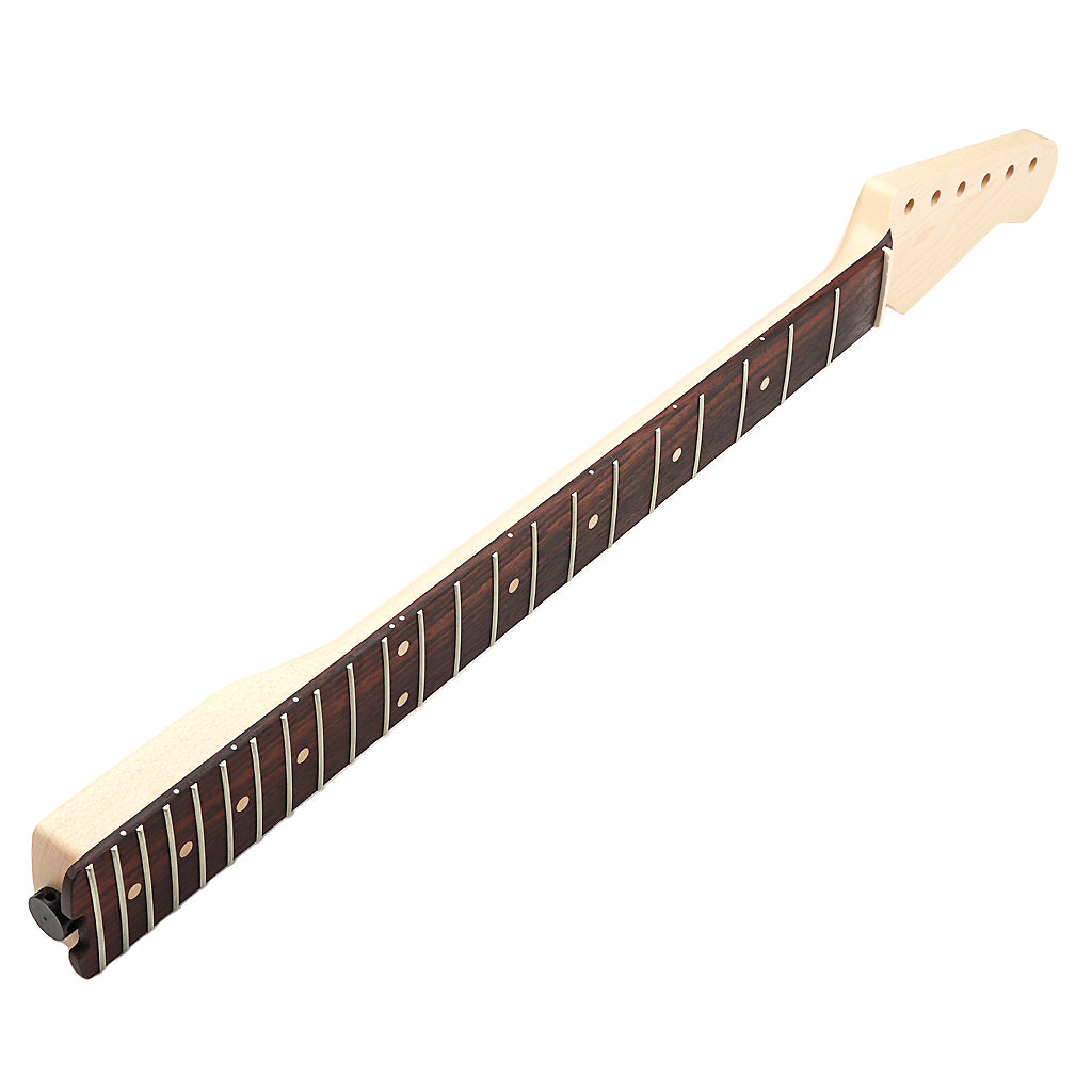 22 Fret Guitar Neck Maple Rosewood Fingerboard for ST Style Electric Guitar Replacement Parts