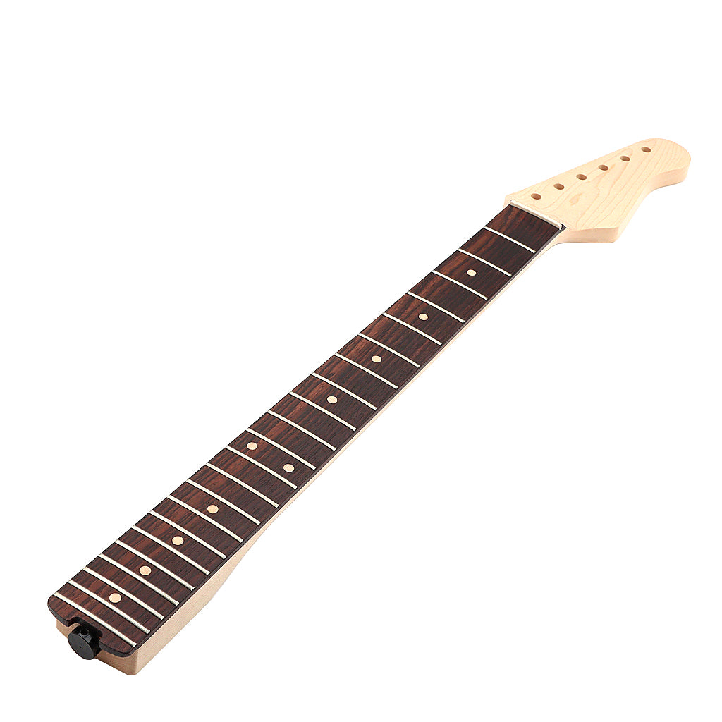 22 Fret Guitar Neck Maple Rosewood Fingerboard for ST Style Electric Guitar Replacement Parts