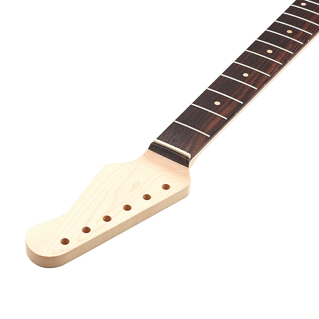 22 Fret Guitar Neck Maple Rosewood Fingerboard for ST Style Electric Guitar Replacement Parts