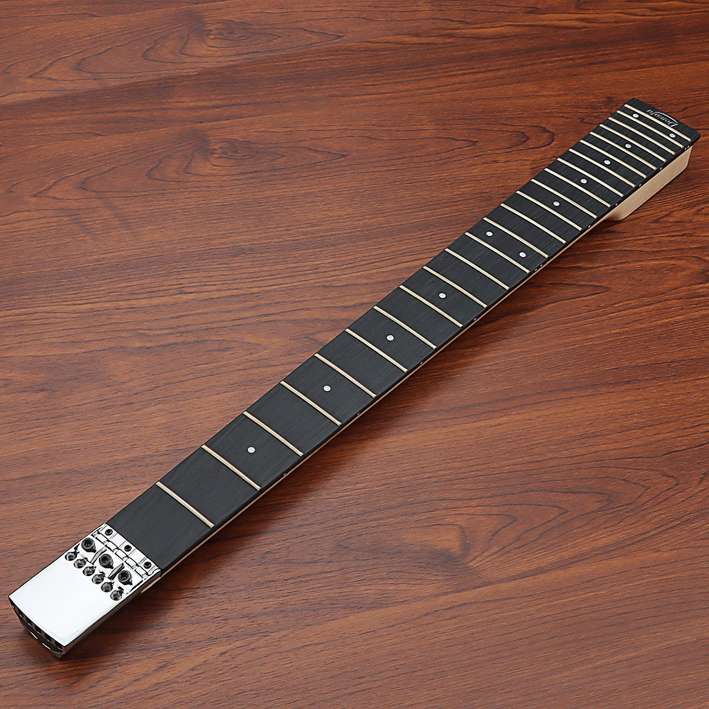 24 Fret Guitar Neck Maple Rosewood Fingerboard for Headless Electric Guitar Replacement Parts