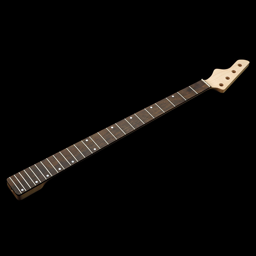 4 Strings 24 Frets TL Style Roasted Maple Guitar Neck with Maple Fingerboard For TL Electric Guitar Replacement ST Guitar Neck