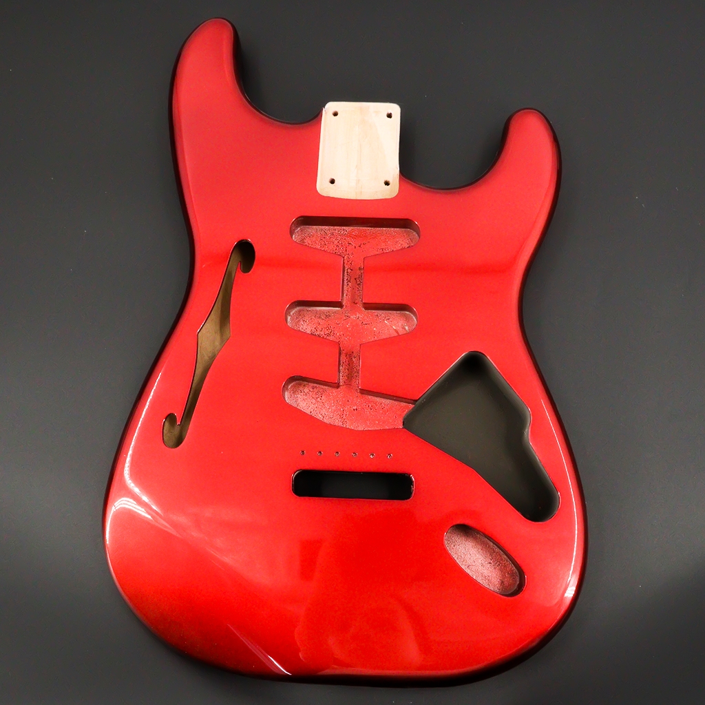 Alder Wood ST Electric Guitar Body in High Gloss Finished for SSS Electric Guitar Replacement