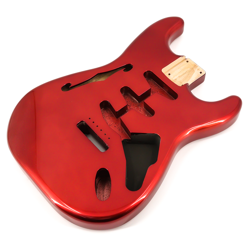 Alder Wood ST Electric Guitar Body in High Gloss Finished for SSS Electric Guitar Replacement