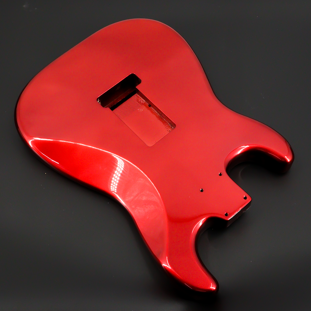 Alder Wood ST Electric Guitar Body in High Gloss Finished for SSS Electric Guitar Replacement Red