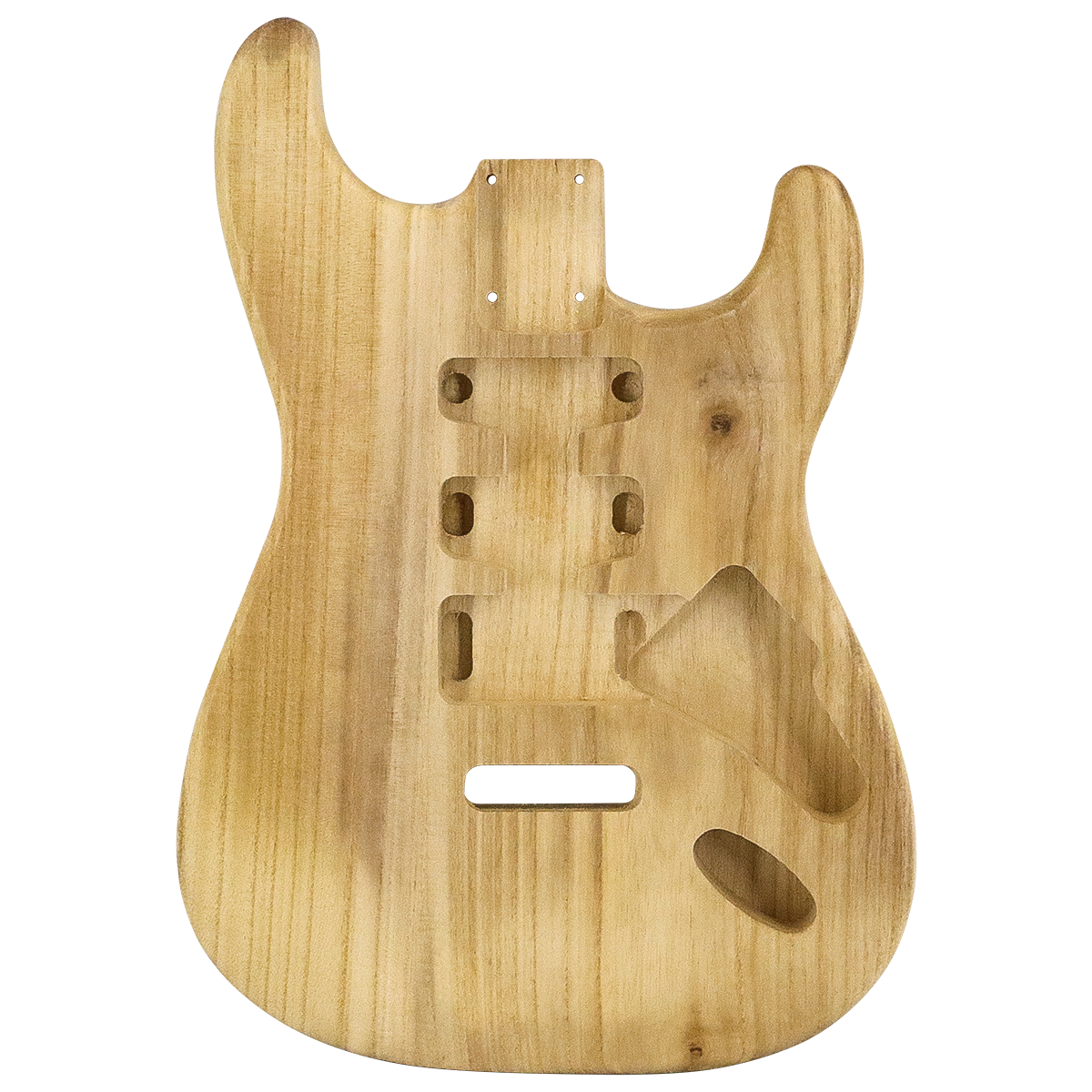 Guitar body Unfinished Paulownia Body for SSH Style Guitar Part