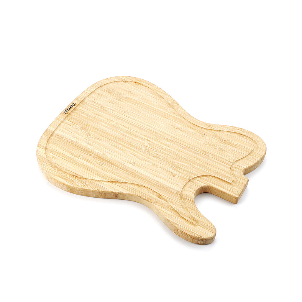 Bamboo Cutting Board Tray Guitar shape Pizza Peeling Cutting Board Cut Food Bread Fruit Vegetables