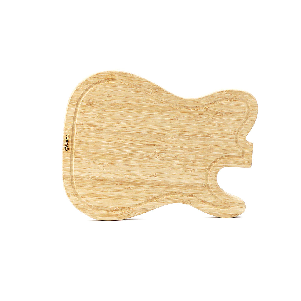 Bamboo Cutting Board Tray Guitar shape Pizza Peeling Cutting Board Cut Food Bread Fruit Vegetables