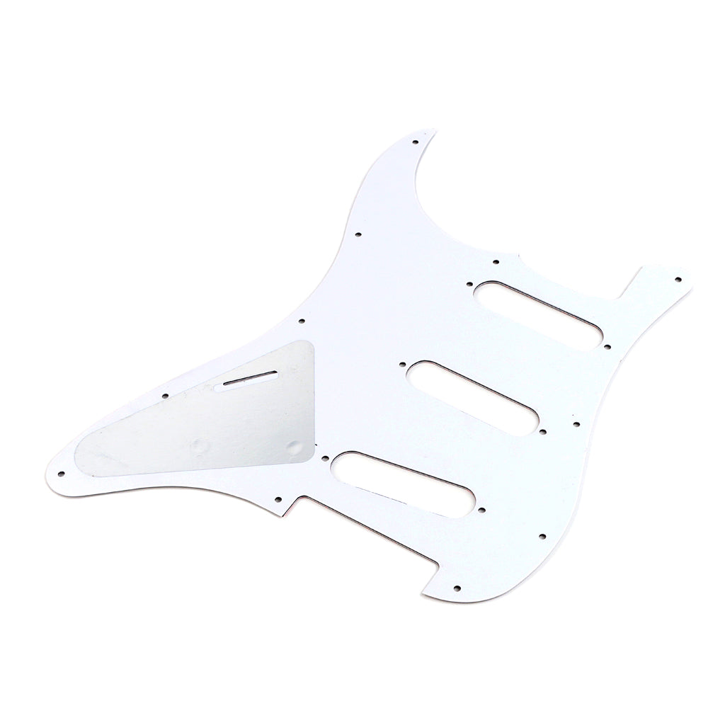 11 Hole Strat Guitar Pickguard SSS Scratch Plate for Stratocaster Style Guitar Leopard Stripe