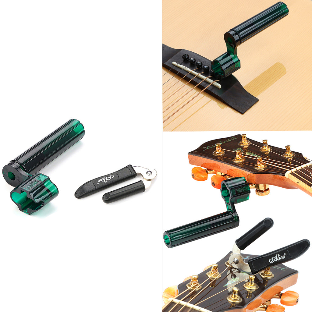 Multifunctional Strings Winder & Cutter Set Guitar Repairing Adjustment Tool for Bass Guitar Ukulele Violin