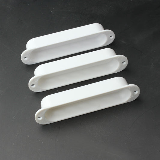 1 Set of 3pcs Matte  Sealed Closed Single Coil Pickup Covers For Electric Guitar Pickup Lid/Shell/Top