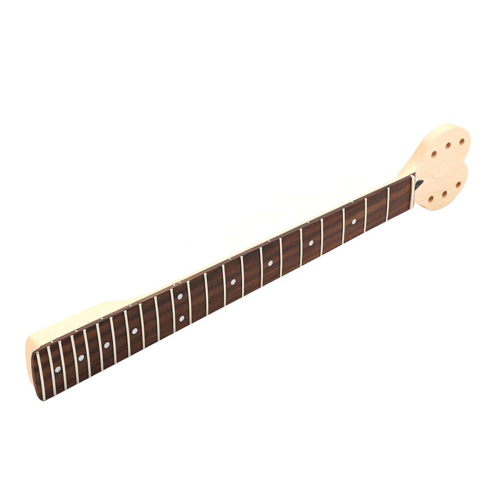 22 Frets Inlay Dots Electric Guitar Neck Heart-shaped headstock Maple Guitar Rosewood Fingerboard for Electric Guitar