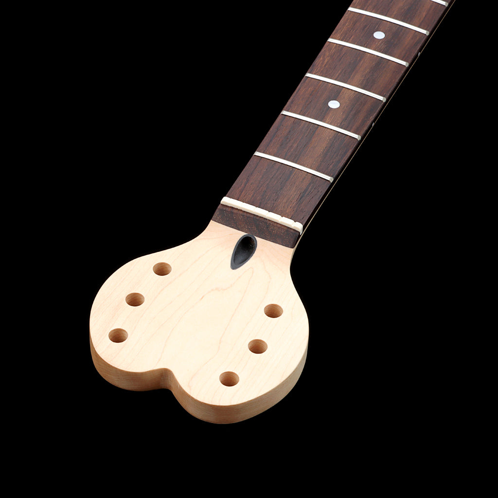 22 Frets Inlay Dots Electric Guitar Neck Heart-shaped headstock Maple Guitar Rosewood Fingerboard for Electric Guitar