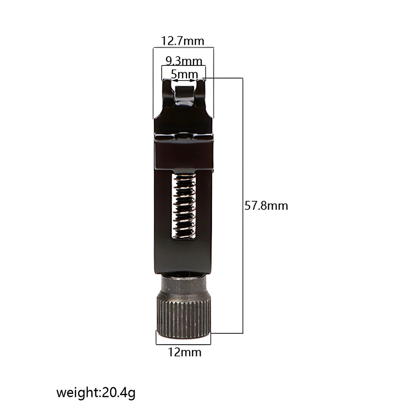 Guitar Bridge Tool Black Intonation Adjuster Supplies Easy To Use Tuning Tool For Electric Guitar Tremolo Bridge