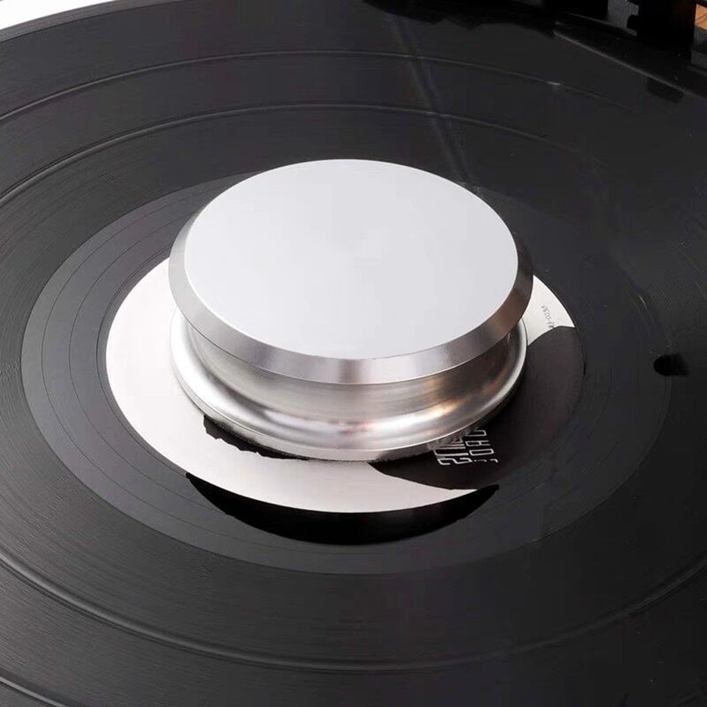 Record Weight Balanced Disc Stabilizer Vinyl Turntable Clamp Aluminum Vibration Reducer for LP Player