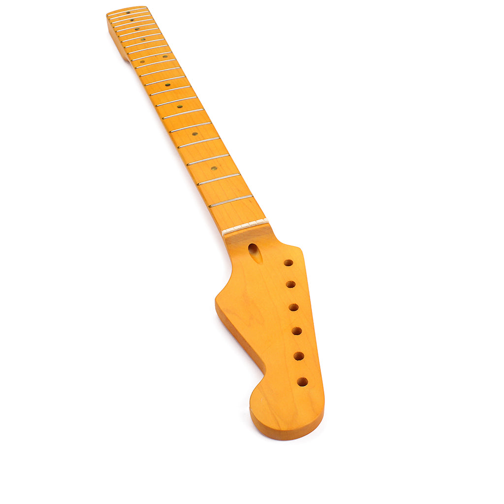 OGdni Guitar Accessories Electric Guitar Neck 21 Fret Maple Wood For ST Parts Replacement Surface