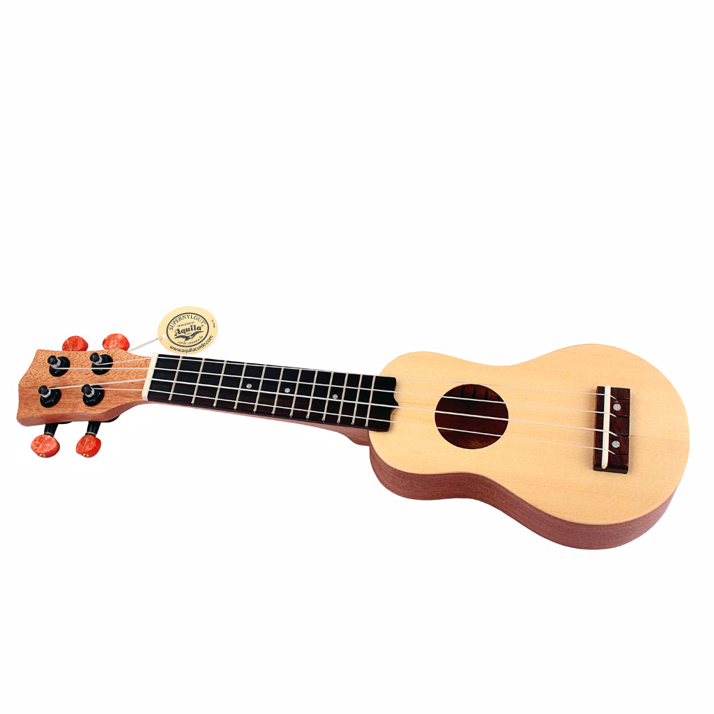 17 inch Ukulele Spruce Solid Mini Travel Guitar