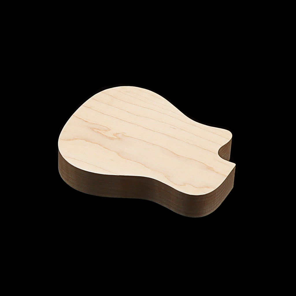 Guitar Wood Picks Box Guitar Shaped Guitar Pick Storage Plectrum Container for Guitar Standard Picks