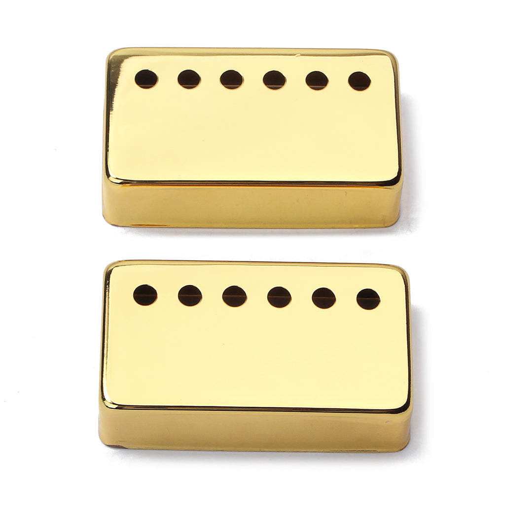 2pcs/set Metal Guitar Humbucker Pickup Cover 50 / 52mm for LP Guitar Gold