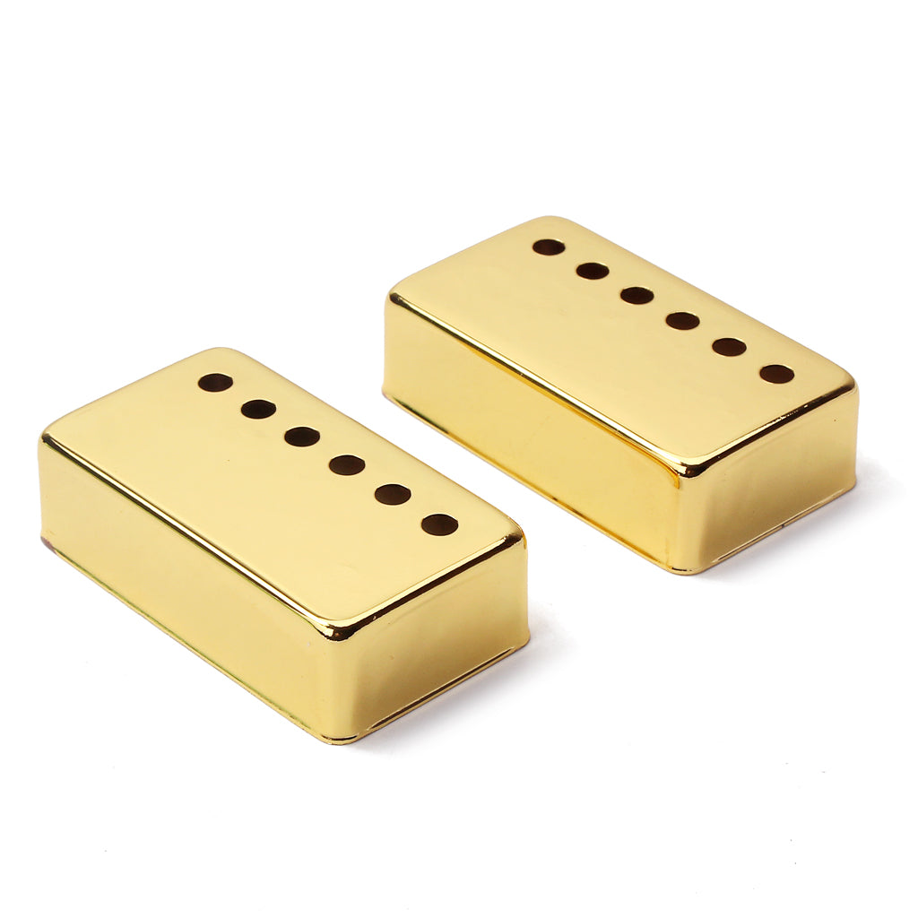 2pcs/set Metal Guitar Humbucker Pickup Cover 50 / 52mm for LP Guitar Gold