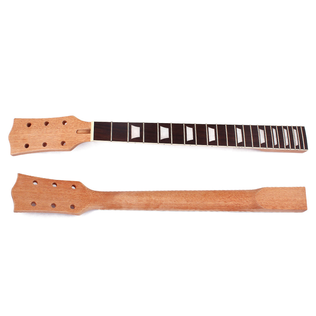 Electric Guitar Neck Maple Rosewood 22 Fret Black for Gibson Les Paul Parts