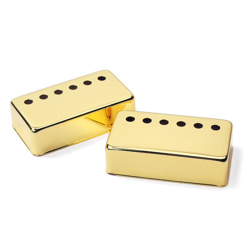 2pcs/set Metal Guitar Humbucker Pickup Cover 50 / 52mm for LP Guitar Gold