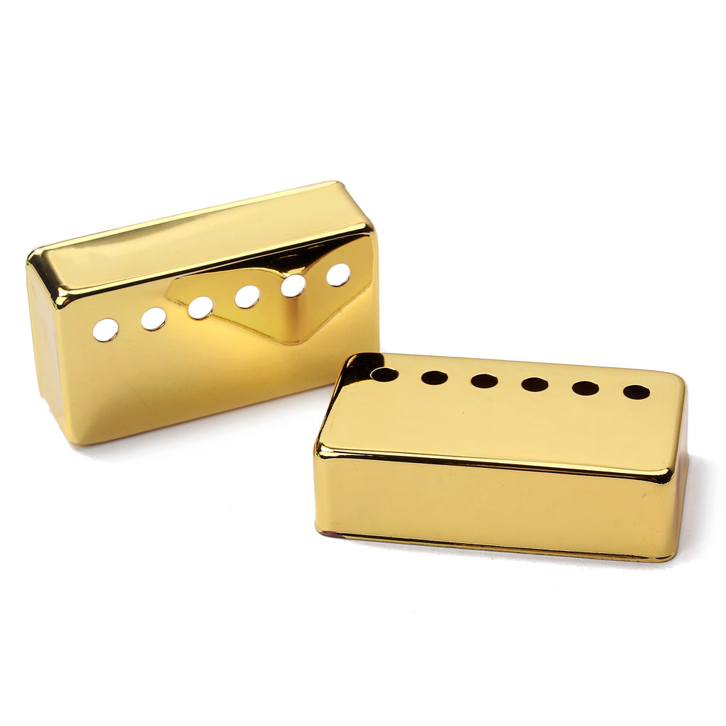 2pcs/set Metal Guitar Humbucker Pickup Cover 50 / 52mm for LP Guitar Gold