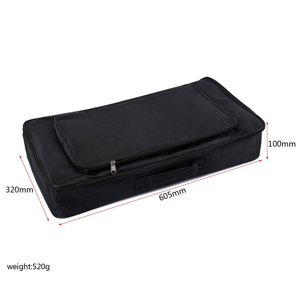 600D Oxford Waterproof Guitar Effect Pedalboard Bag Electric Guitarra Pedal board Case Holder 600*330*100mm Guitar Parts