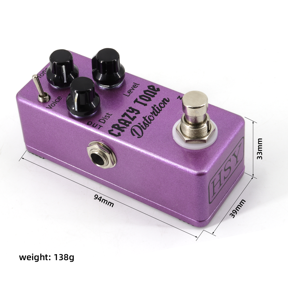 Electric Guitar Effects Pedal Distortion Effects Pedal for Guitar Accessories