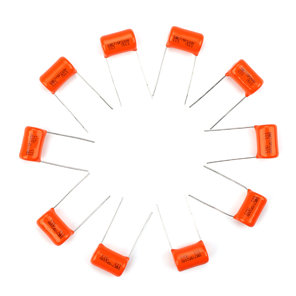 10Pcs 200v Orange Drop Guitar Tone Capacitors 715P .022uf