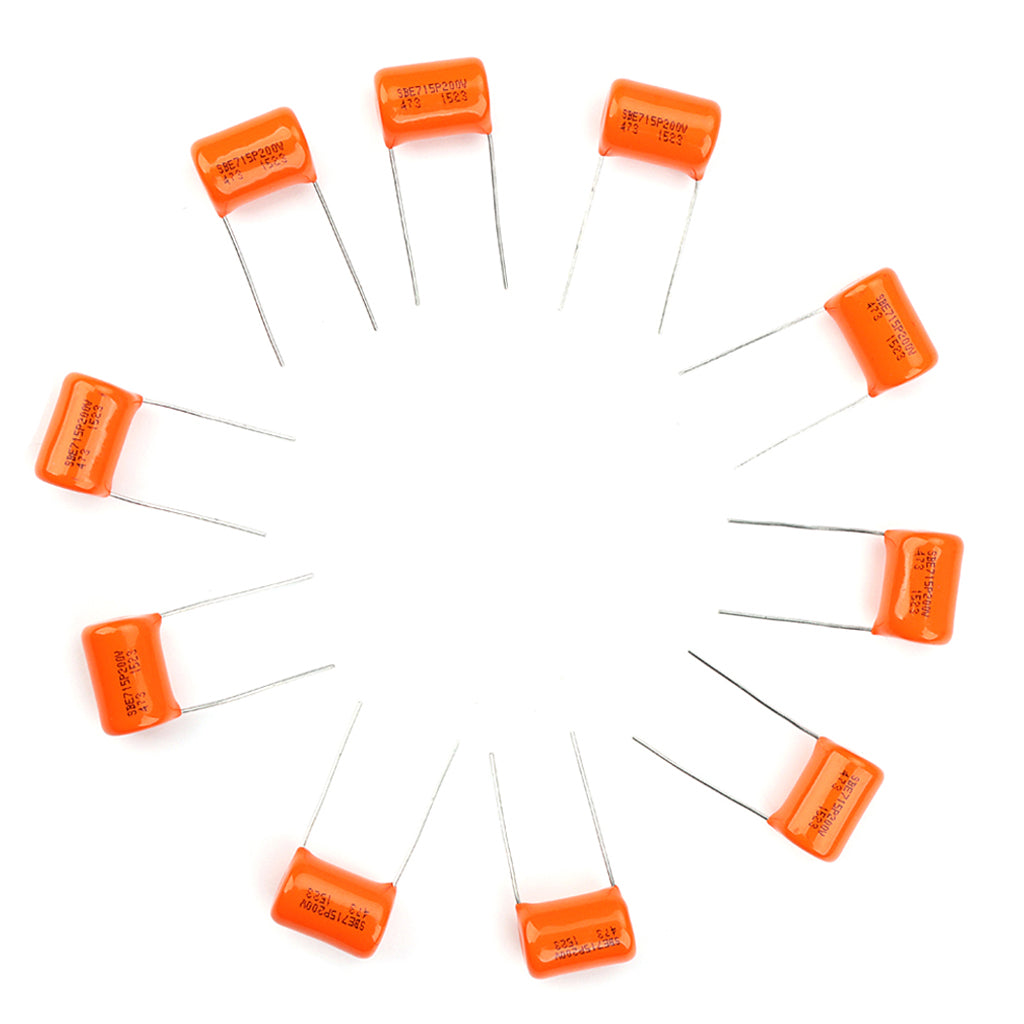 10Pcs 200v Orange Drop Guitar Tone Capacitors 715P .047uf