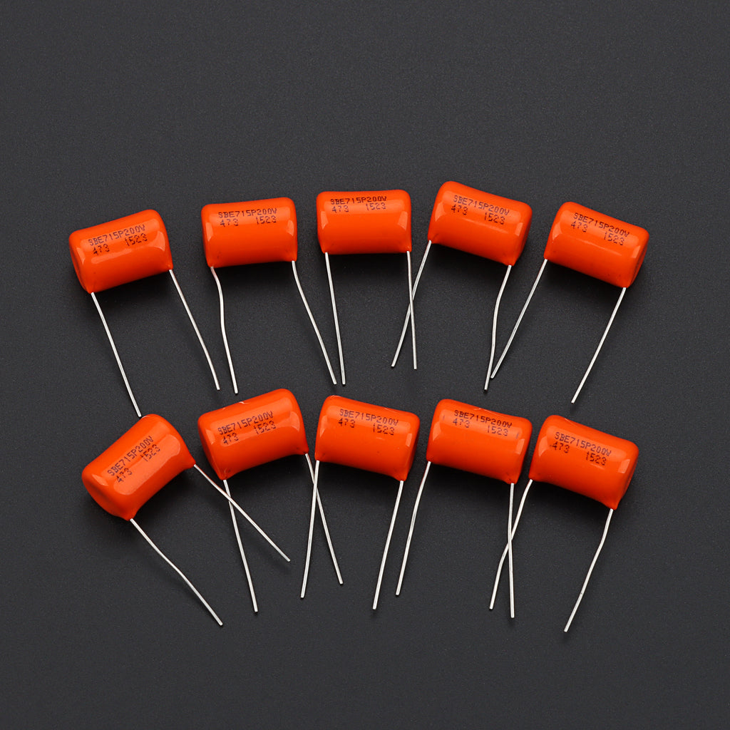 10Pcs 200v Orange Drop Guitar Tone Capacitors 715P .047uf