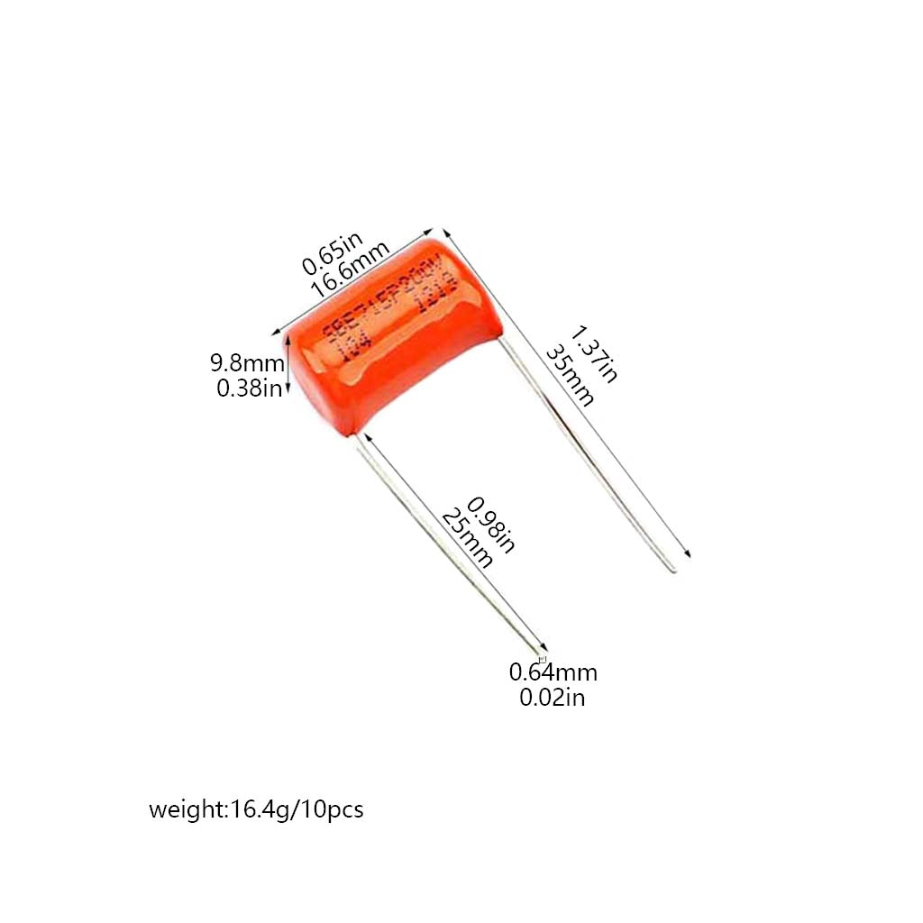 Orange Tone Capacitor For Electric Guitar Bass Cap