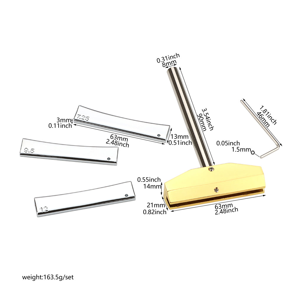 Guitar Fretboard Press Caul With Press Caul Inserts for Electric Guitar Repair Tool