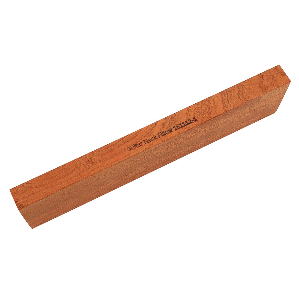 Guitar Bass Neck Rest Caul Neck Rest Sapele Wood Long Neck Support Guitar Fretwork Cork Lined for Guitar Making Tools