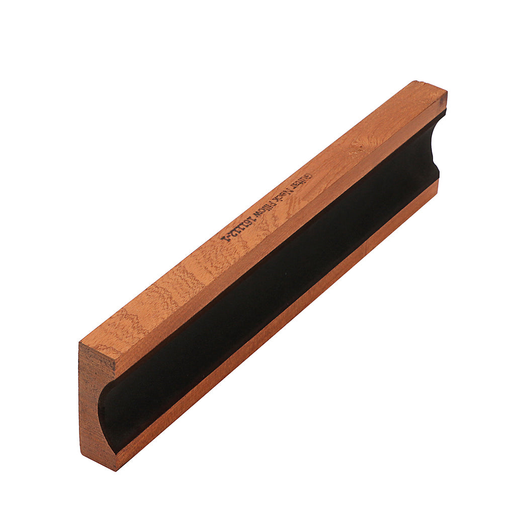 Guitar Bass Neck Rest Caul Neck Rest Sapele Wood Long Neck Support Guitar Fretwork Cork Lined for Guitar Making Tools